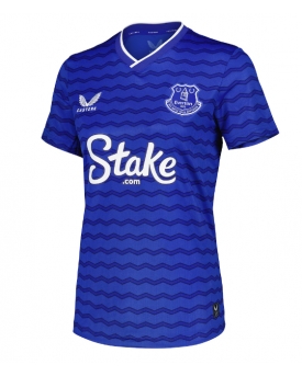 Everton Maglia Gara Casa Repliche 2025-26 Donna Maniche Corte